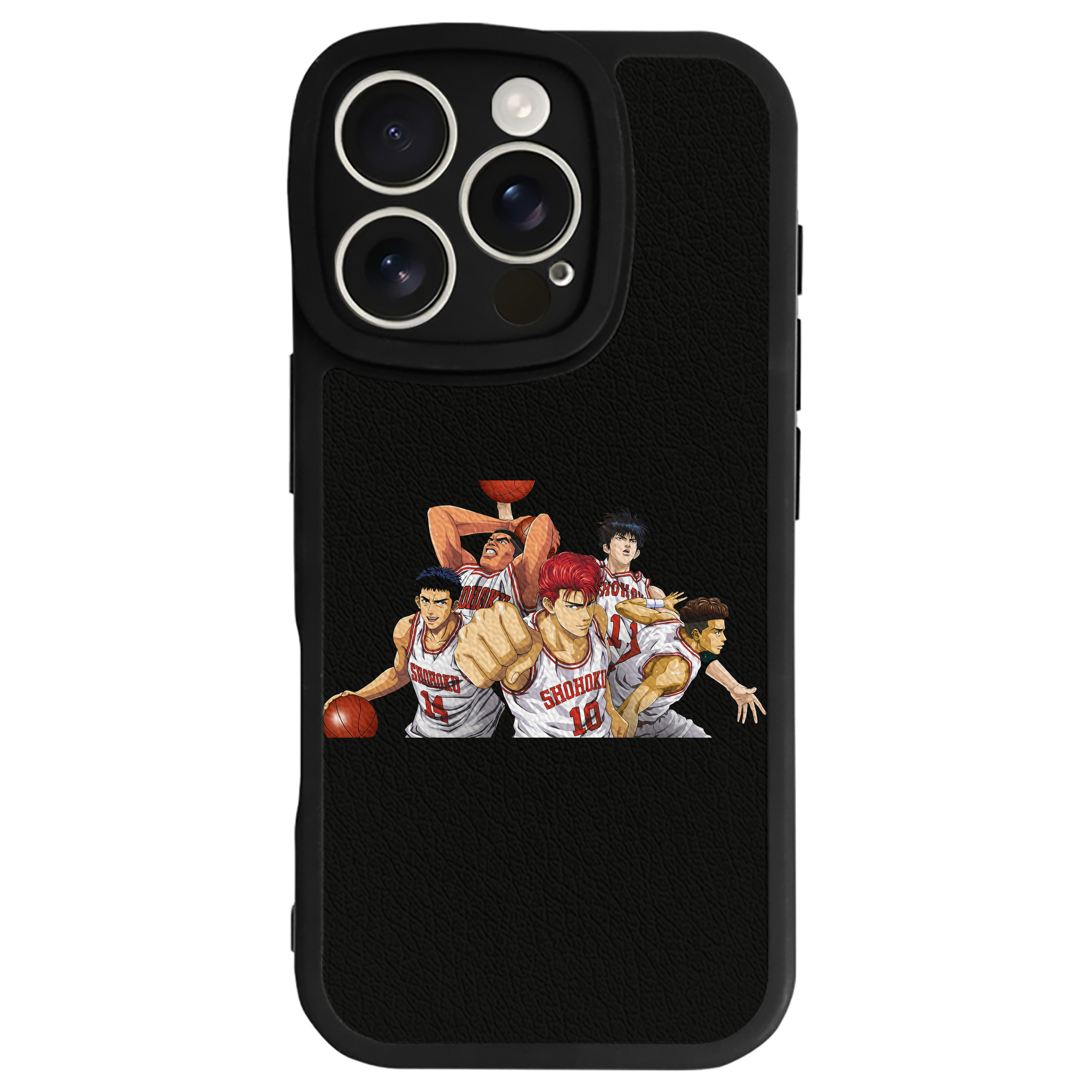 （画像用） SLAM DUNK／スラムダンク 【iPhone 16シリーズ対応】シリコンスマホケース（レザー調） 材質：シリコン